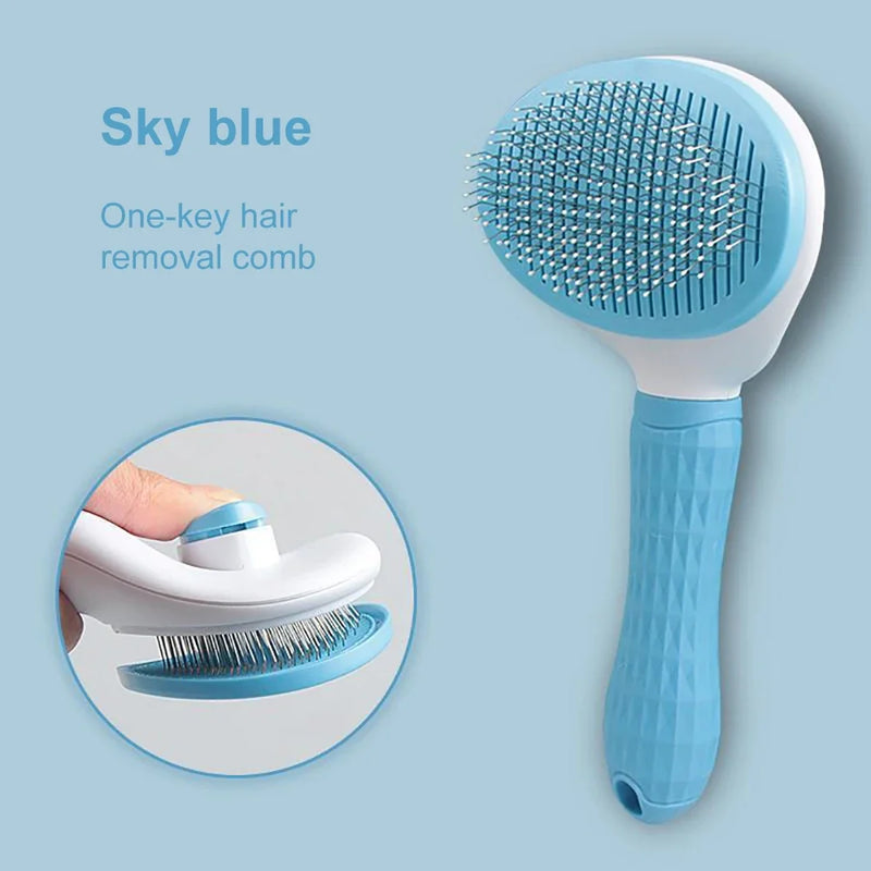 2-in-1 Dog & Cat Grooming Brush