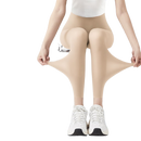 Ultra-thin ice silk shark pants women's summer wear stretch plus size air conditioning pants naked yoga bottoming pants